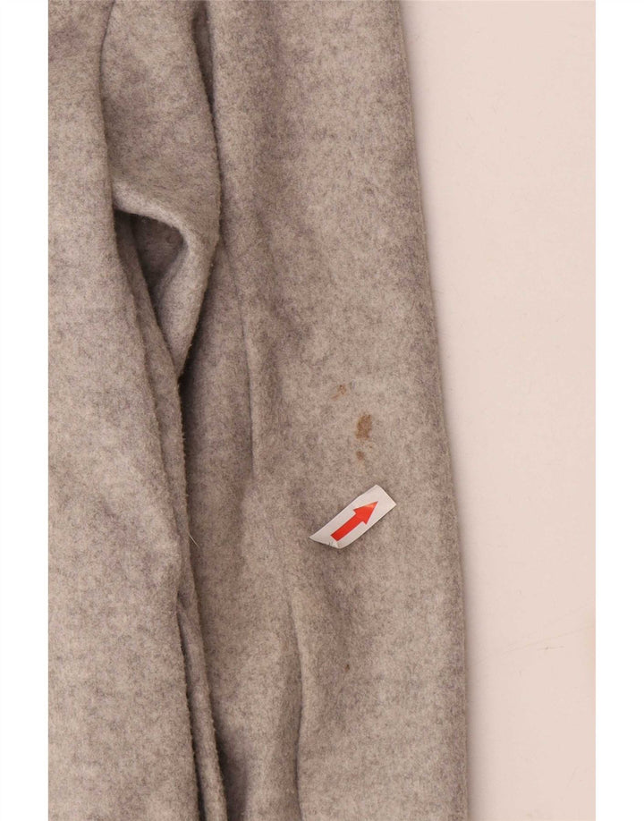 Topshop Manteau surdimensionné pour femme UK 8 Small Gris Polyester