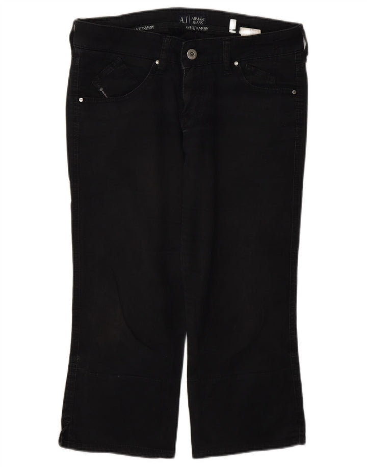 Pantalon Capri Femme Armani W27 L20 Gris Coton