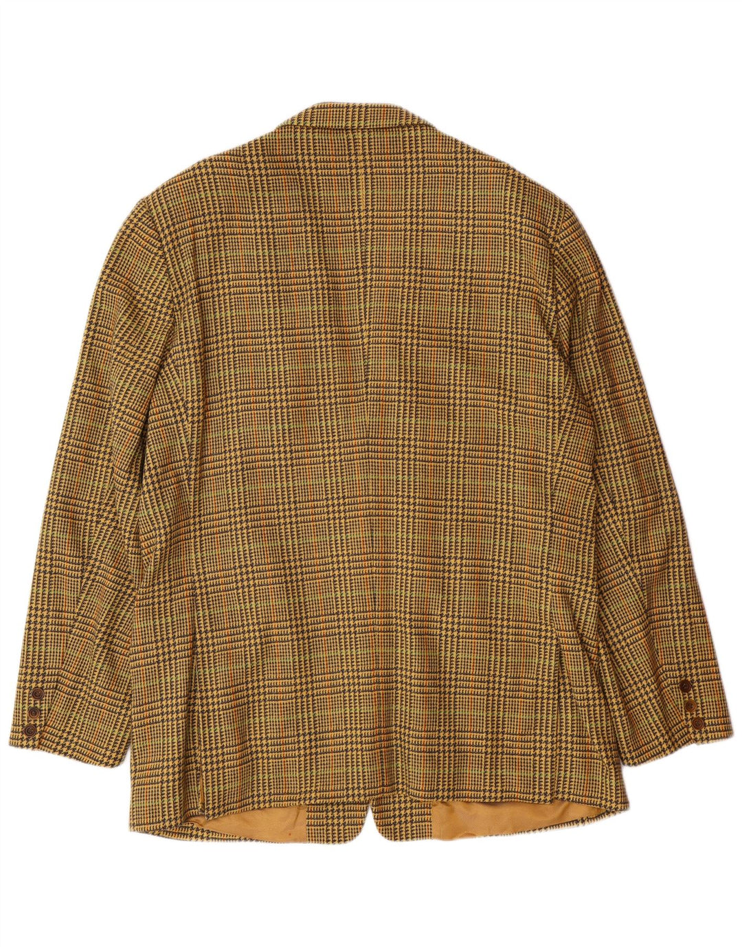 BYBLOS Veste Blazer 3 Boutons Homme IT 54 2XL Pied-de-Poule Jaune