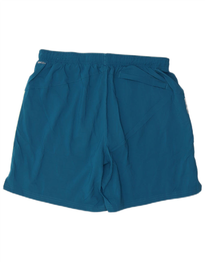 PUMA Short de Sport Homme Large Bleu Colorblock