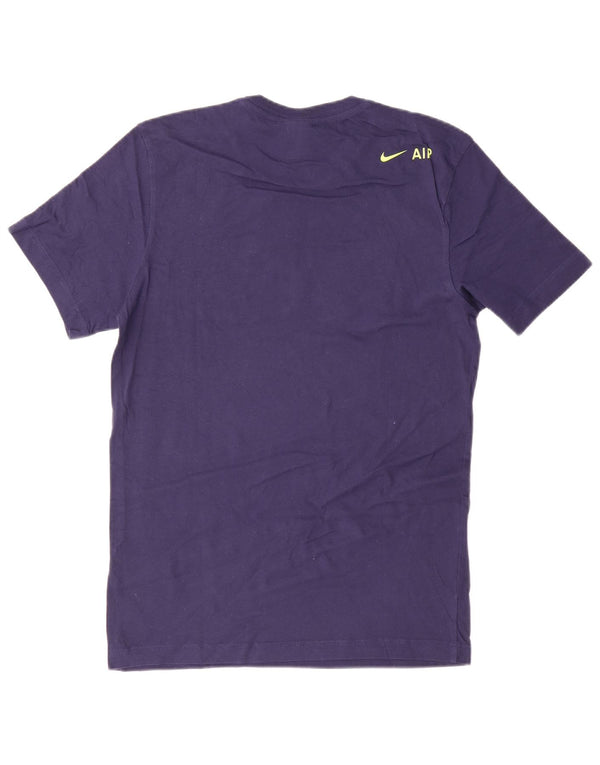Nike T-shirt graphique pour homme en coton bleu marine Taille S