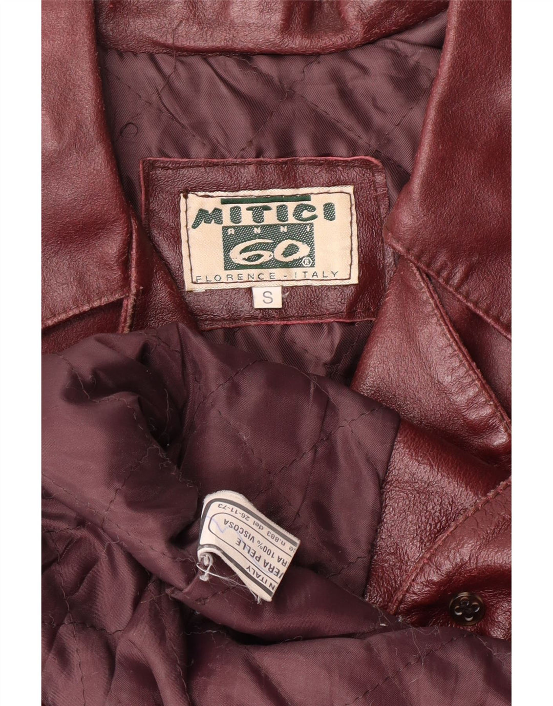 Veste en cuir femme UK 10 Petit cuir marron