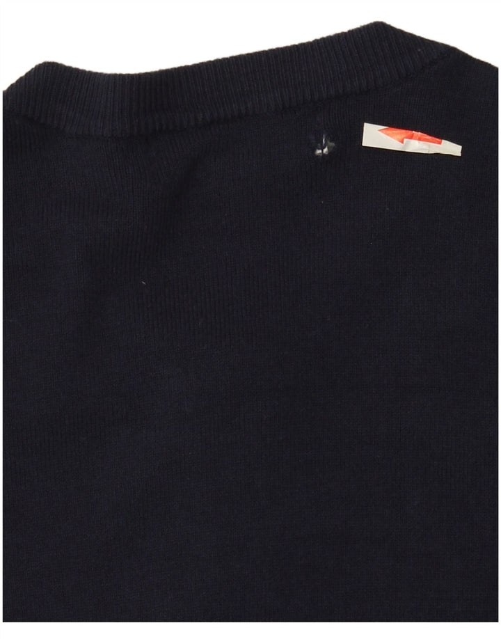 Marks & Spencer Cardigan pour femme en viscose bleu marine moyen UK 44