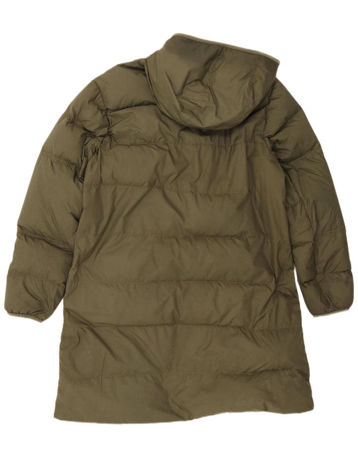 Nike Manteau rembourré à capuche pour homme UK 40 Large Kaki Polyester