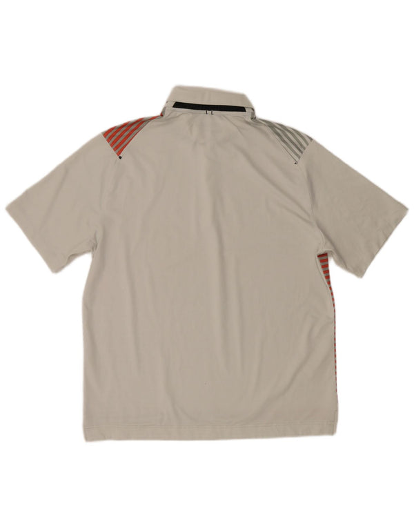 Polo Dri Fit Nike Homme Gris Moyen Rayé