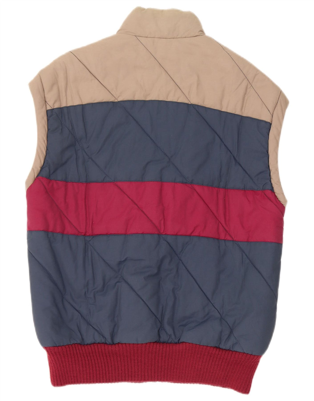 Ellesse Gilet matelassé IT 48 en coton color block bleu moyen pour homme