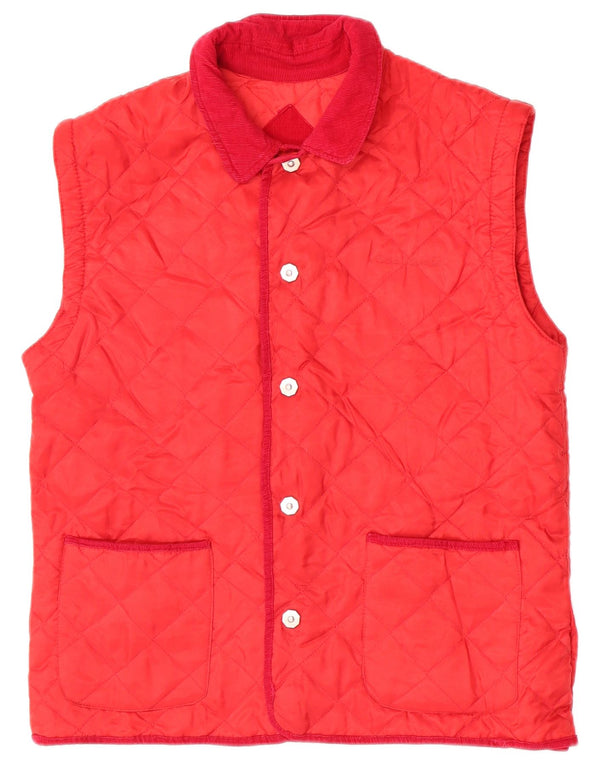 Rica Lewis Gilet matelassé pour homme UK 36 Petit nylon rouge