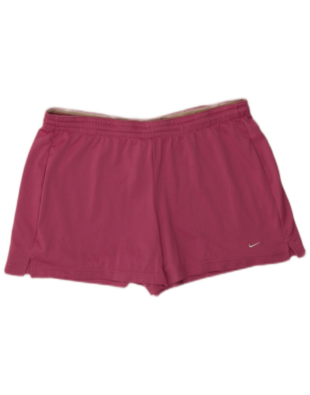 NIKE Short de sport pour femme US 12/14 Large Rose Polyester
