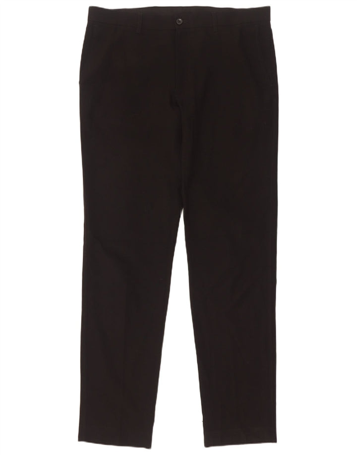 Marks & Spencer Pantalon Chino Slim Homme W34 L33 Noir Polyester
