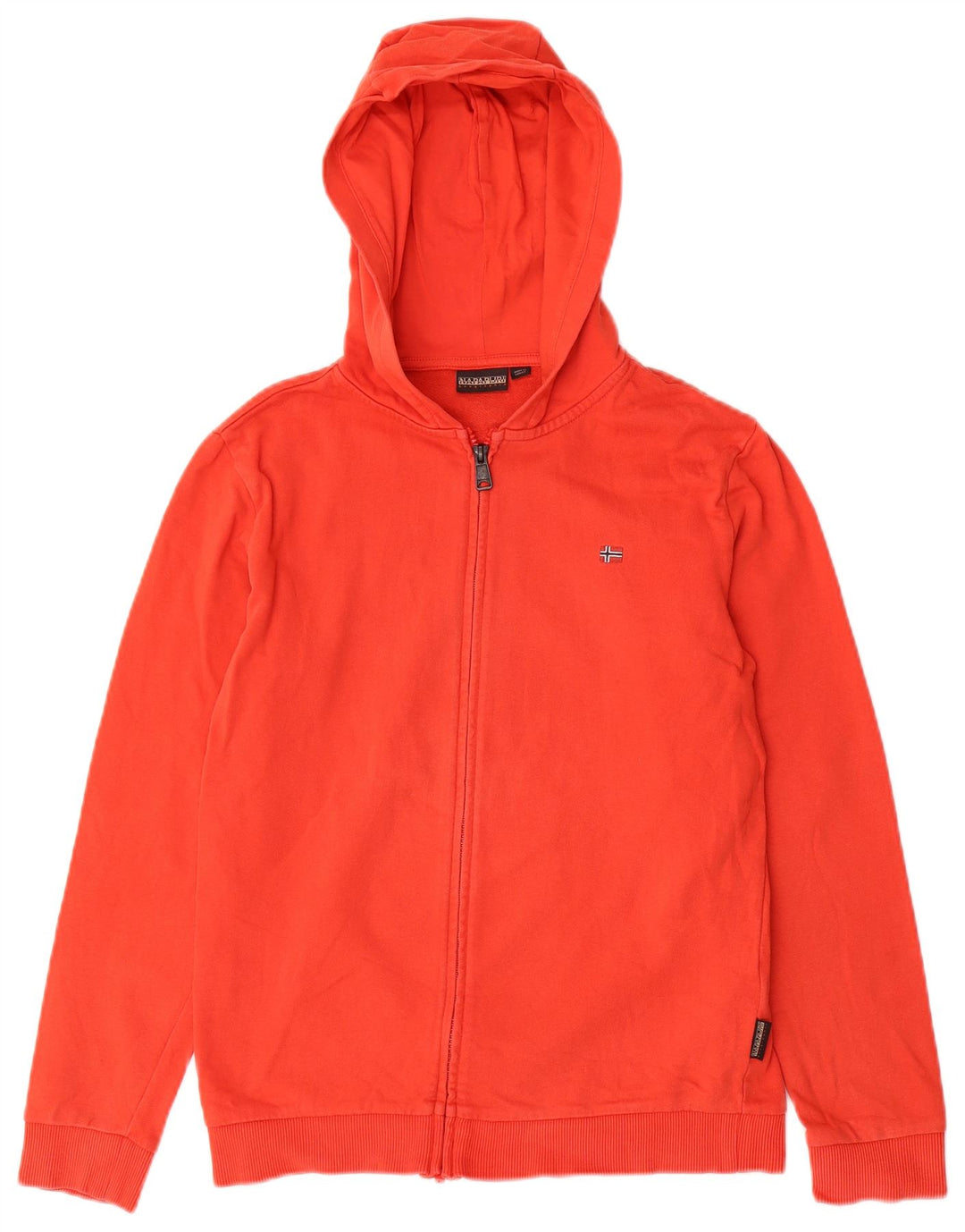 NAPAPIJRI Pull à capuche zippé garçon 13-14 ans Rouge Coton