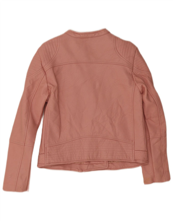 Zara Veste en similicuir fille 13-14 ans Rose Polyester