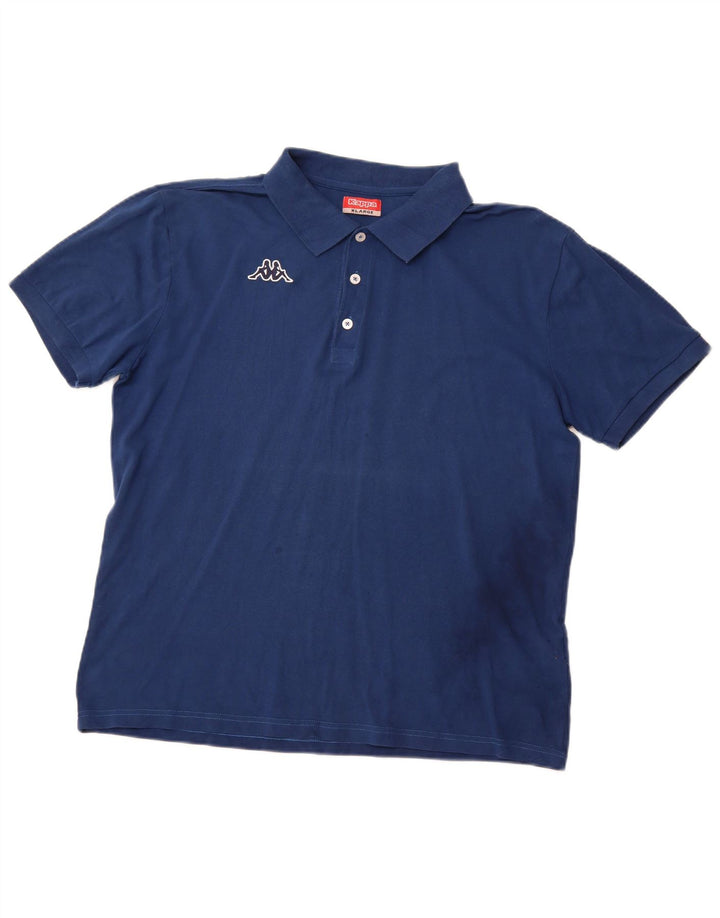 KAPPA Polo Homme XL Bleu Marine