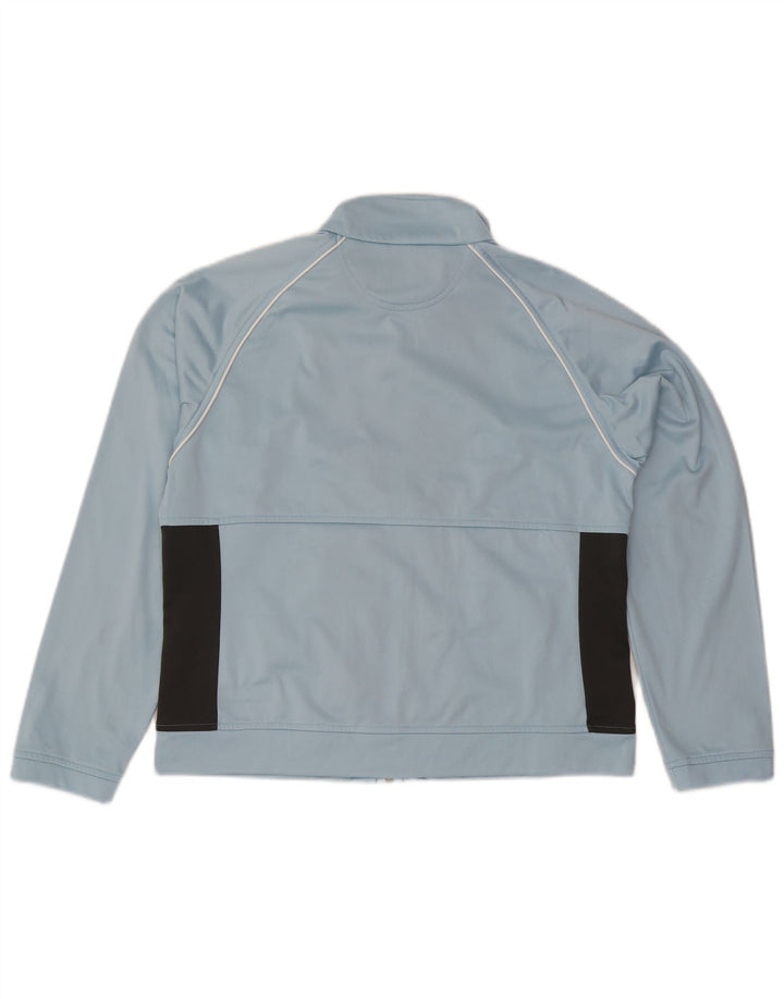 Champion Veste de survêtement pour femme UK 16 Large Bleu Colorblock Polyester