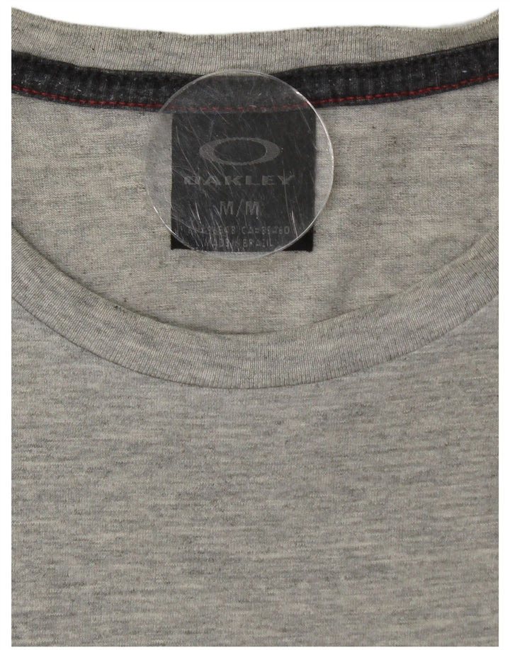 Oakley T-Shirt Homme Gris Moyen Colourblock Cotton