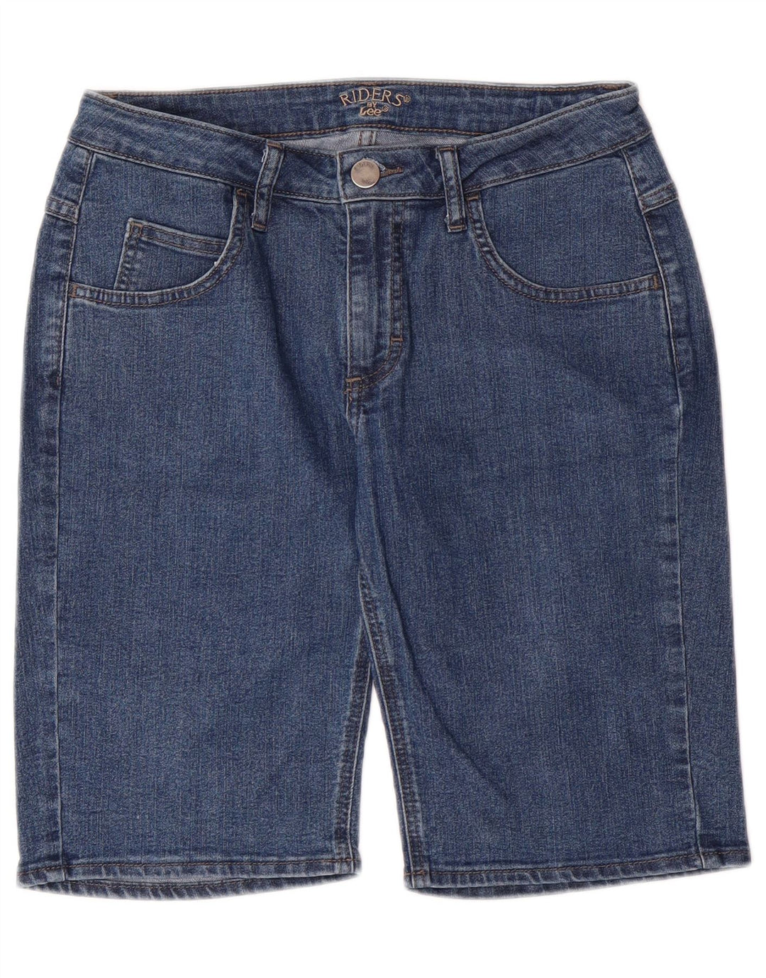 LEE Short en jean Riders pour femme US 6 Medium W28 Bleu Coton