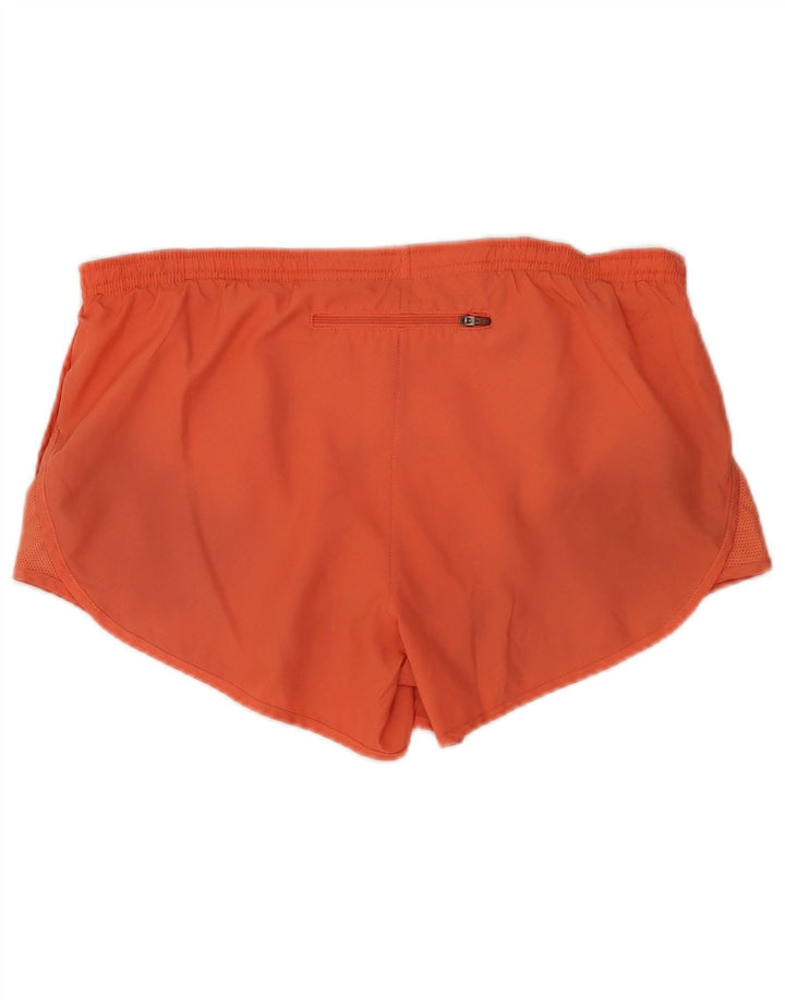 Nike Short de sport Dri Fit pour femme UK 14 Orange moyen Polyester