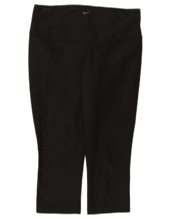 Nike Legging Capri Dri Fit pour femme UK 8 Small Noir Polyester