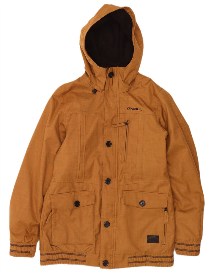 O'Neill Veste Bomber à Capuche Homme UK 38 Polyester Rayé Marron Moyen