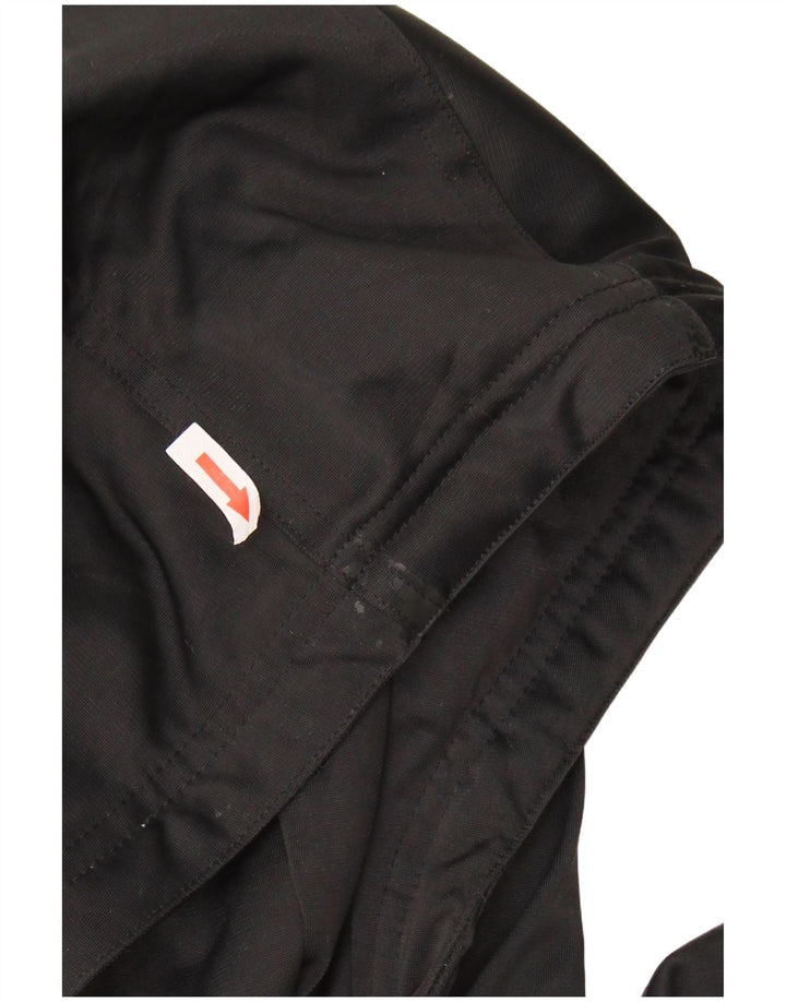 ADIDAS Veste de survêtement à capuche surdimensionnée pour femme UK 14 Large Noir