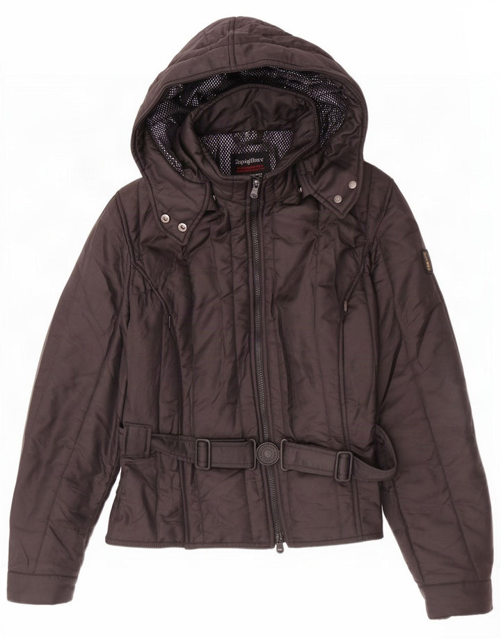 Refrigiwear Veste matelassée à capuche Sixty Spa pour femme UK 14 Noir moyen