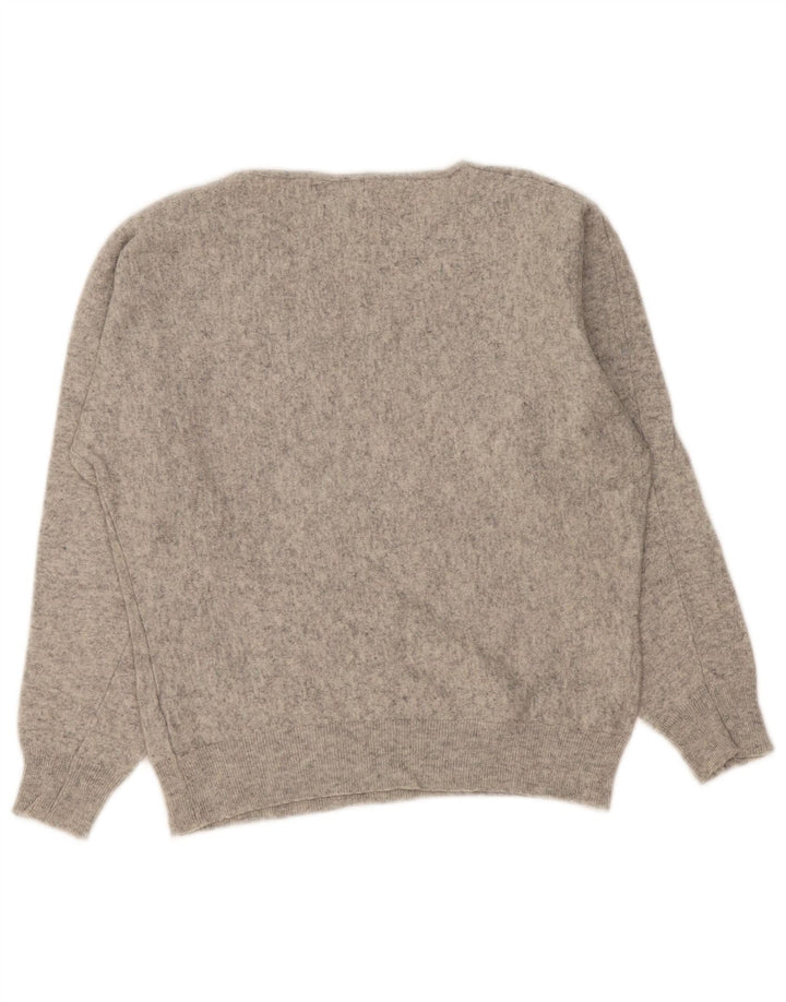 Massimo Dutti Pull col bateau pour femme UK 16 Large laine grise