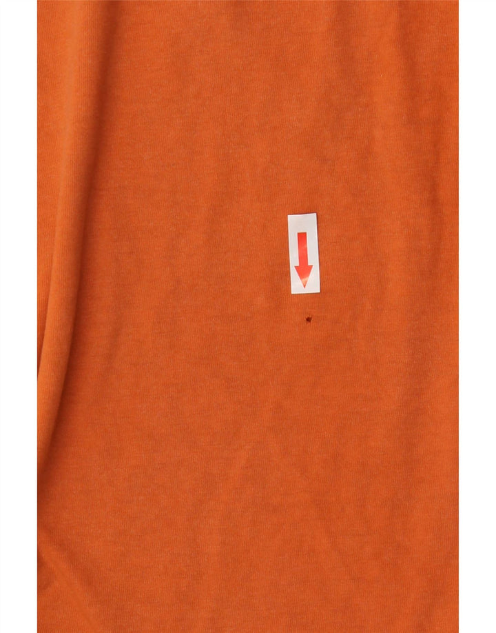 Champion T-Shirt Homme Haut Large Orange Coton