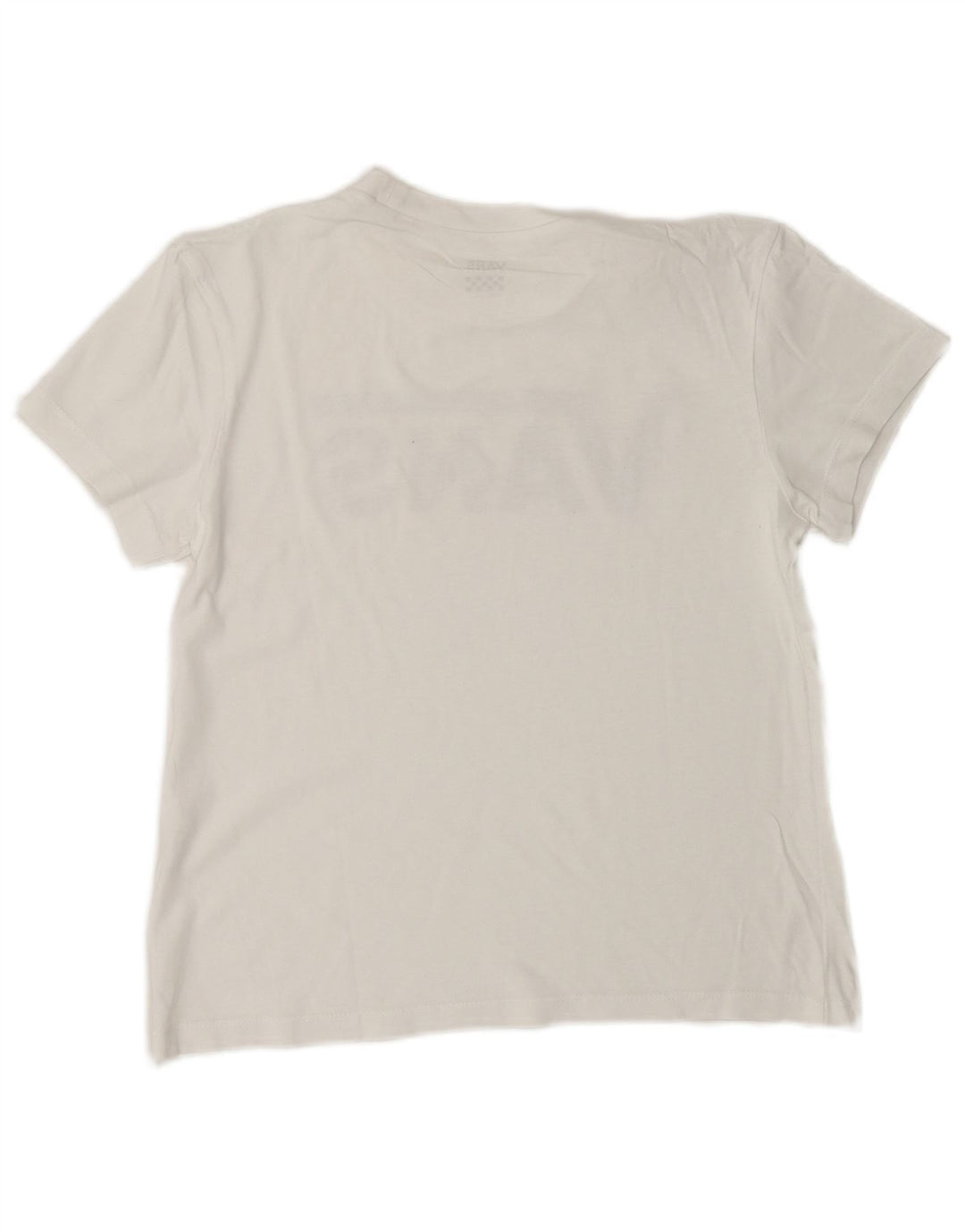 VANS T-shirt graphique pour femme UK 6 XS Blanc