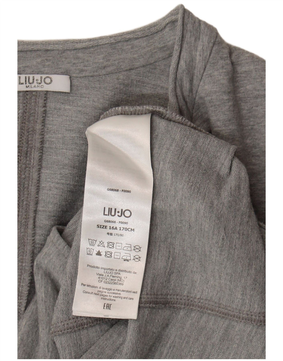 Liu Jo Veste Blazer 1 Bouton Fille 15-16 Ans Gris Coton