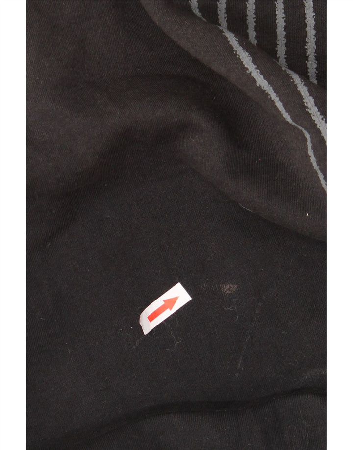 Lotto Pull à capuche pour homme UK 38/40 Noir moyen Polyester colour block