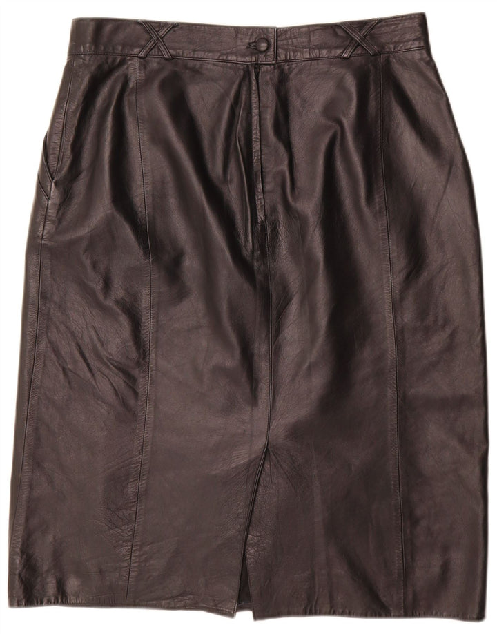 Jupe en cuir femme Norma EU 44 XL W34 cuir noir