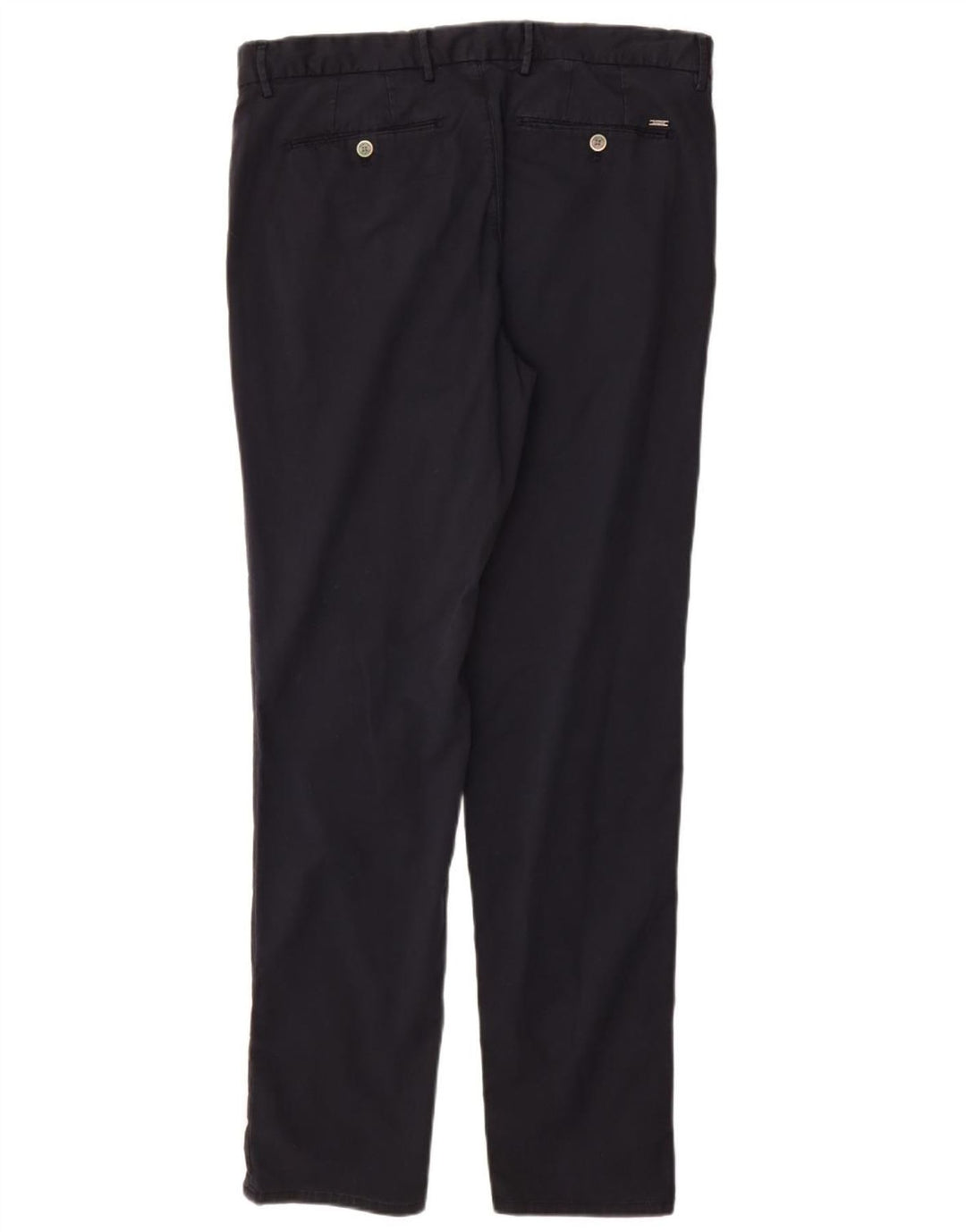 MASSIMO DUTTI Pantalon Chino Coupe Slim Homme EU 44 Large W34 L32 Bleu Marine