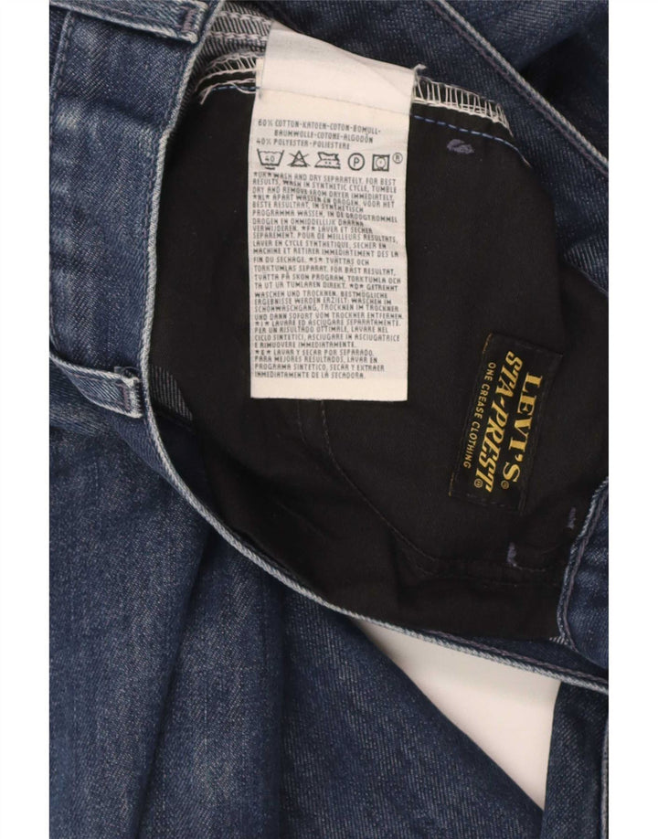 Levi's Jean Droit Effet Déchiré W33 L34 Homme Bleu Coton