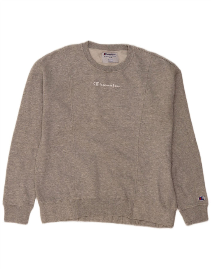 Champion Sweat-Shirt Homme Gris Moyen Coton