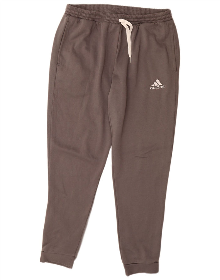 ADIDAS Pantalon de survêtement pour hommes Joggers Large Gris Coton