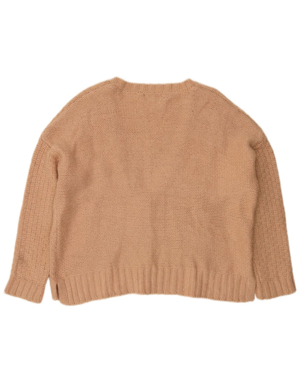 Marks & Spencer Pull cardigan surdimensionné pour femme UK 18 XL Acrylique beige