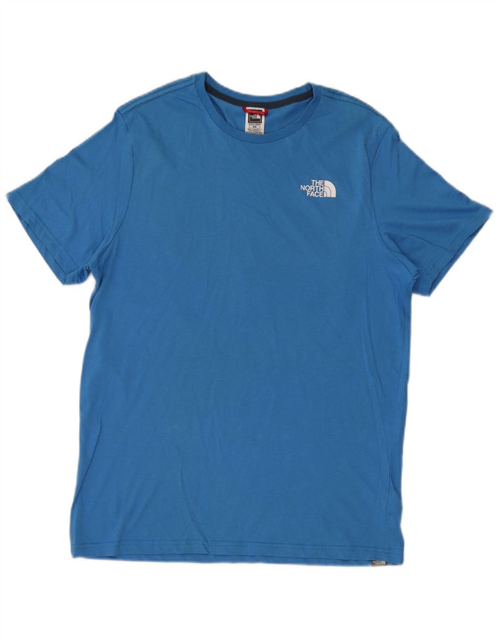 The North Face T-Shirt Graphique Homme Bleu Moyen Coton