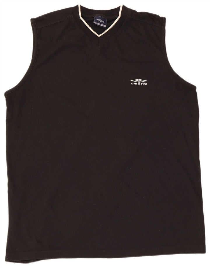 Umbro Débardeur XL Homme Noir Polyester Sports