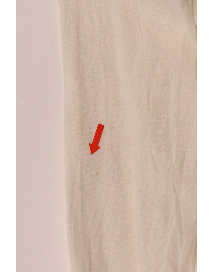 Marks & Spencer Veste blazer à 1 bouton pour femme UK 18 XL Blanc