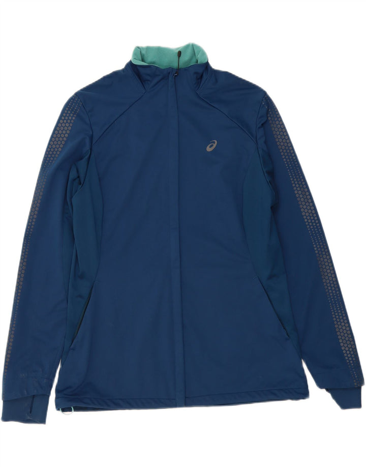 ASICS Veste de survêtement pour femme UK 18 XL Bleu marine