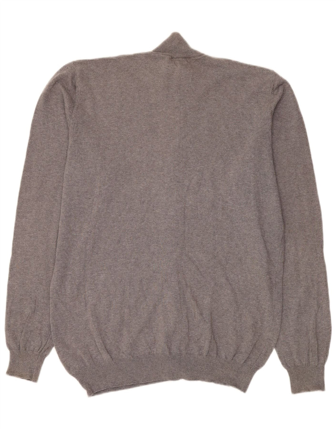 Sergio Tacchini Pull Cardigan Homme Gris Moyen Coton