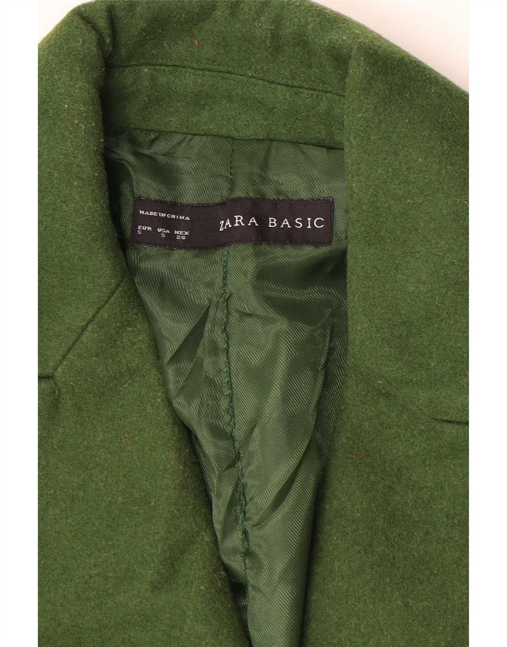 Zara Manteau croisé pour femme UK 10 Petit Vert