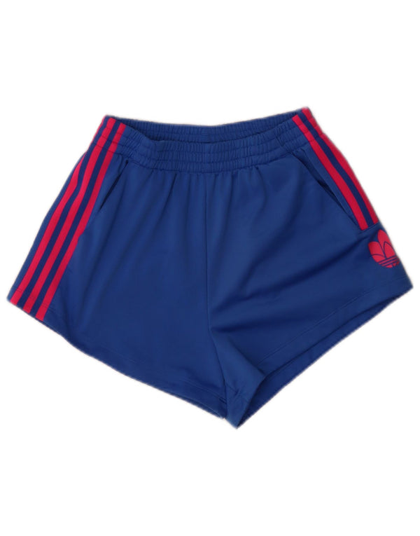 Adidas Short de sport graphique coupe ample pour femme UK 8 XS Bleu sport