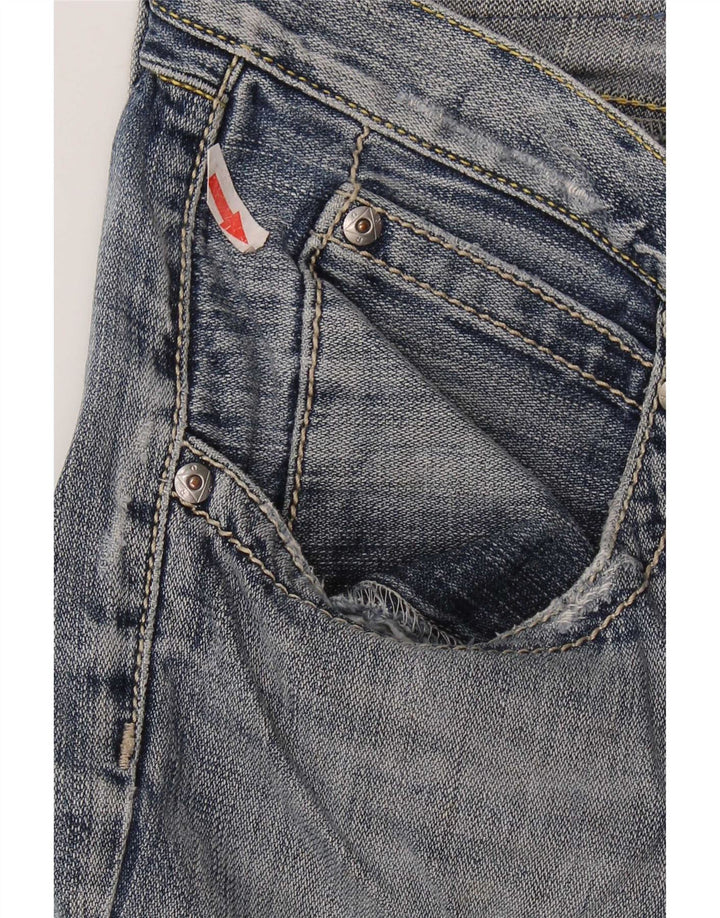 Roy Rogers Jean droit vieilli pour homme W31 L33 en coton bleu