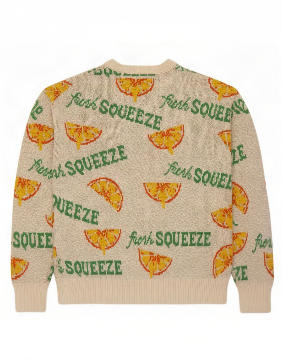 Jack & Jones Pull Graphique Col Ras-du-Cou Homme Blanc Moyen Acrylique