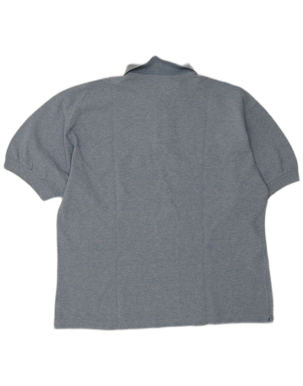 Champion Polo Homme 2XL Bleu Moucheté Coton