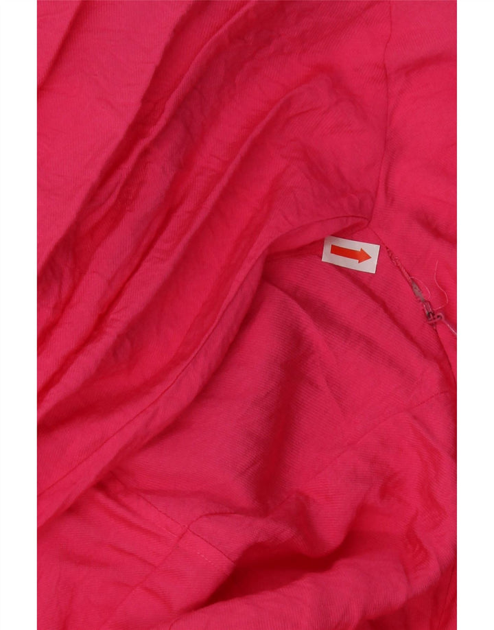 Zara Robe trapèze pour femme UK 44 Large Viscose Rose