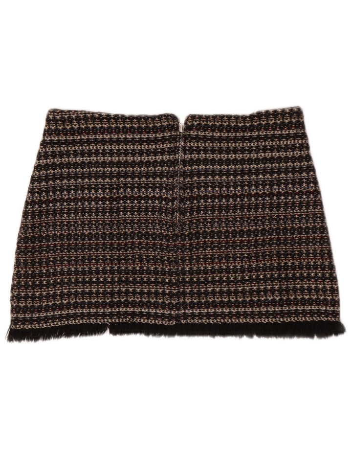 Zara Femme Trafaluc Mini Jupe Medium W28 Noir Rayé