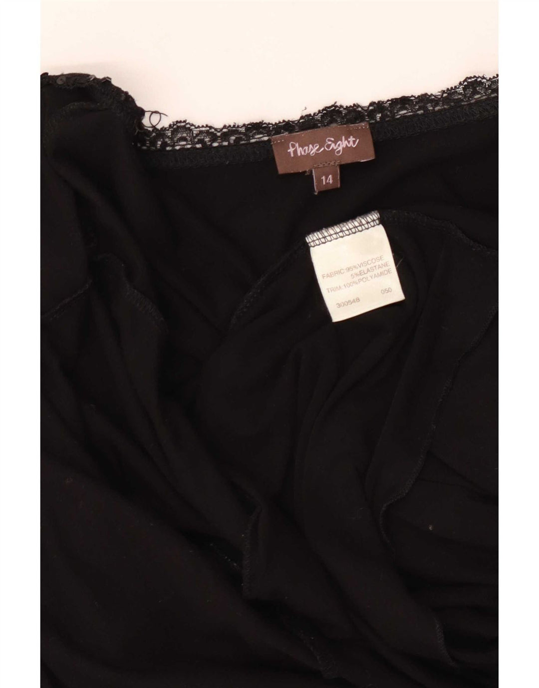Phase Eight Cardigan à nouer sur le devant pour femme UK 14 Viscose noire moyenne