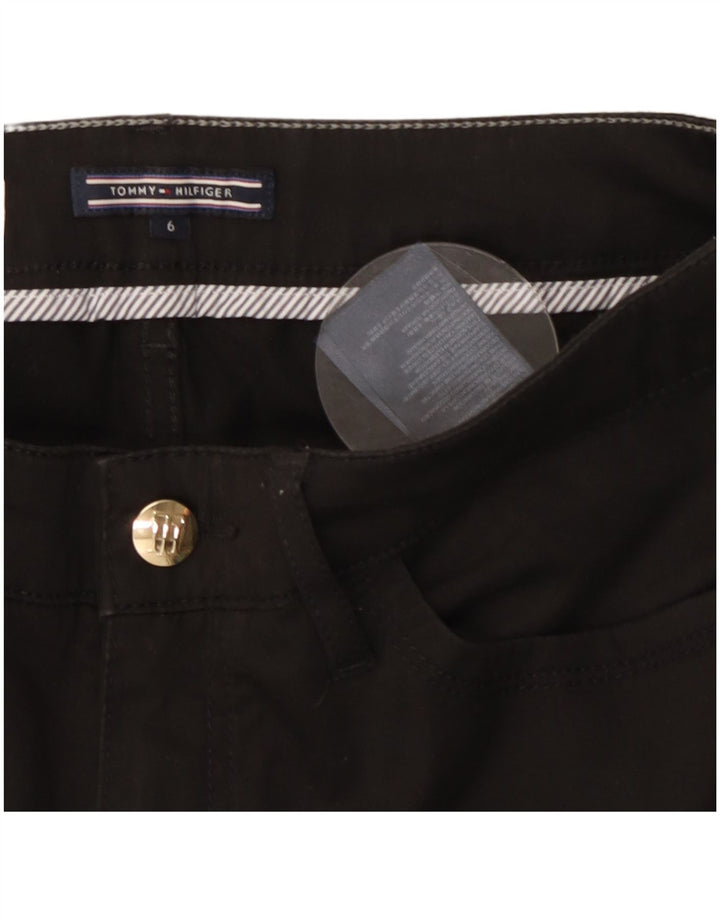 TOMMY HILFIGER Pantalon décontracté Milan RW pour femme US 6 Medium W28 L27 Noir