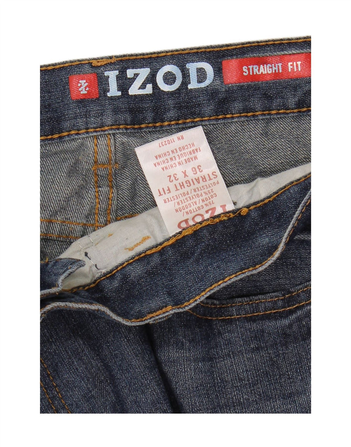 Izod Jean droit homme W36 L32 bleu coton